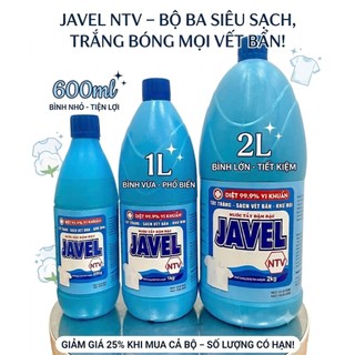 Nước Tẩy Quần Áo Đậm Đặc Javen Tẩy Mọi Vết Bẩn 600ml/1000ml