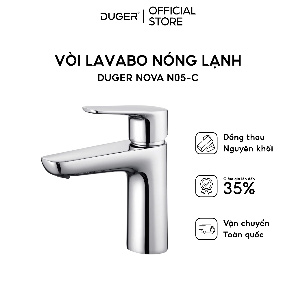Vòi Rửa Mặt DUGER NOVA N05-C