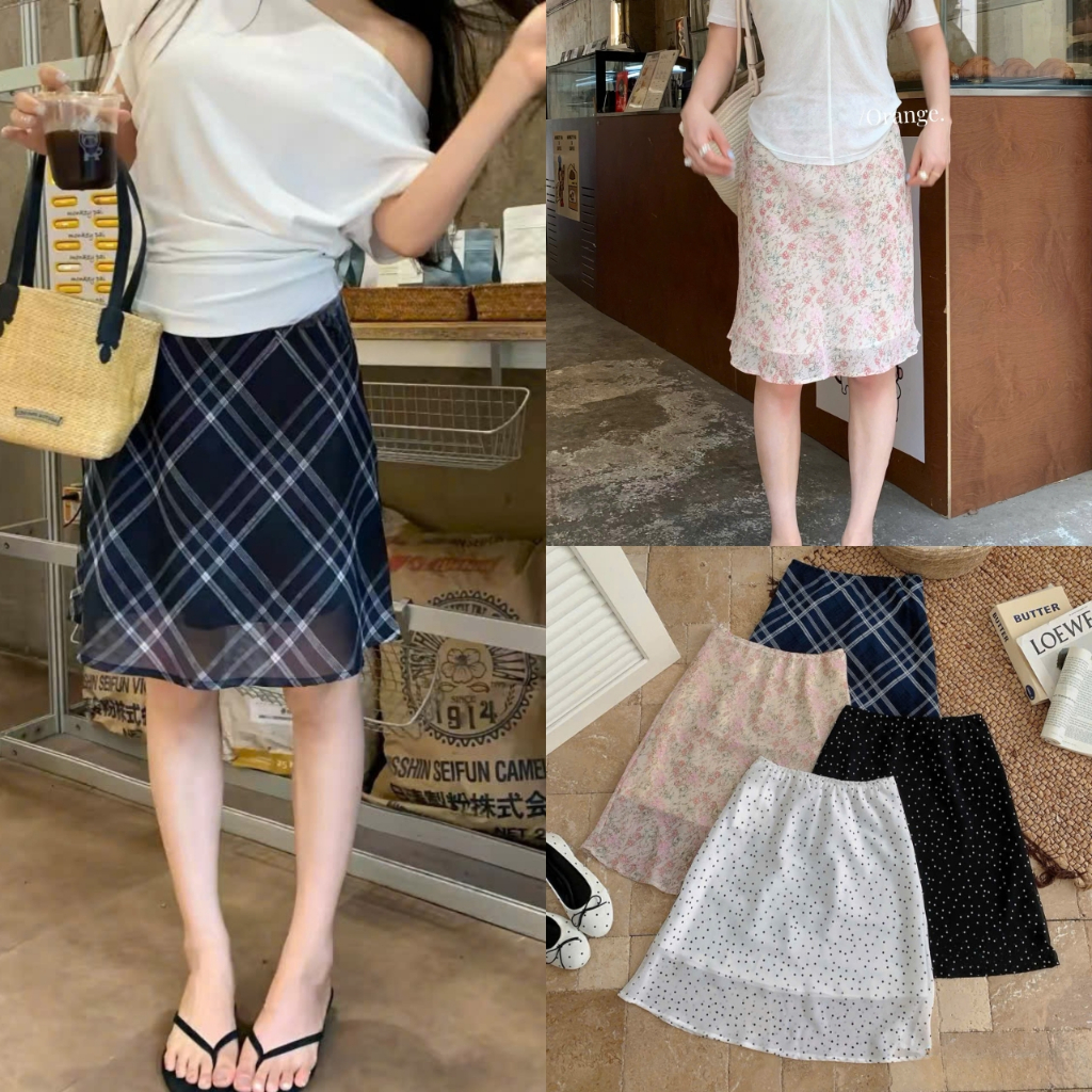 Chân Váy Voan DÁNG NGẮN Xoè 4 Màu Siêu Xinh, Labibi