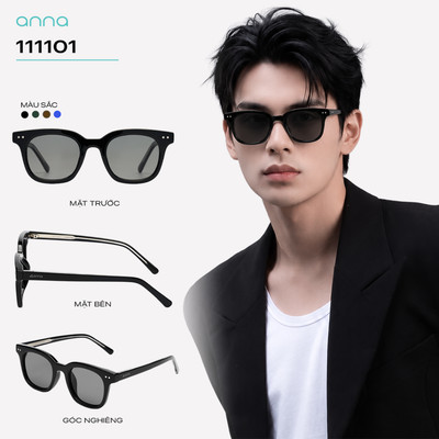 Kính râm thời trang nam nữ ANNA dáng vuông unisex cá tính MSL
