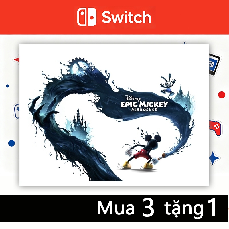 Disney Epic Mickey: Rebrushed Nintendo Switch Game （Mua 3 Tặng 1)