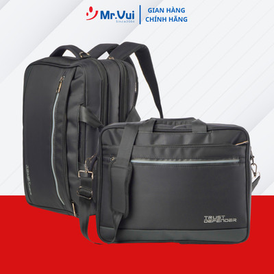 Cặp Đa Năng CNV 445 Mr.Vui, balo 17 inch học sinh cấp 2, cấp 3, nhân viên văn phòng Oxford cao cấp