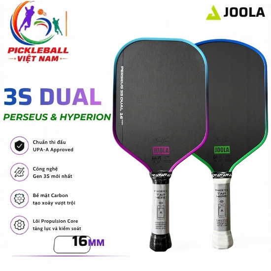 Vợt Pickleball Joola Gen 3S Dual 16mm, hàng siêu cấp trợ lực