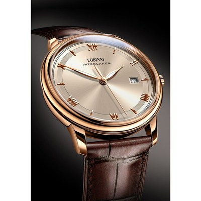 Đồng hồ nam chính hãng Lobinni LB14003G-D3 Kính sapphire,Chống nước 50m,dây da xịn,Máy cơ( Automatic),BH 24 tháng