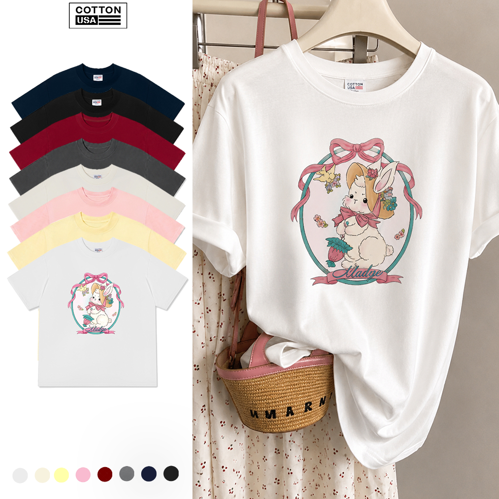 Áo Thun Relaxed Fit CottonUSA Vietnam "Sweetie Ribbon" - TL1757TL