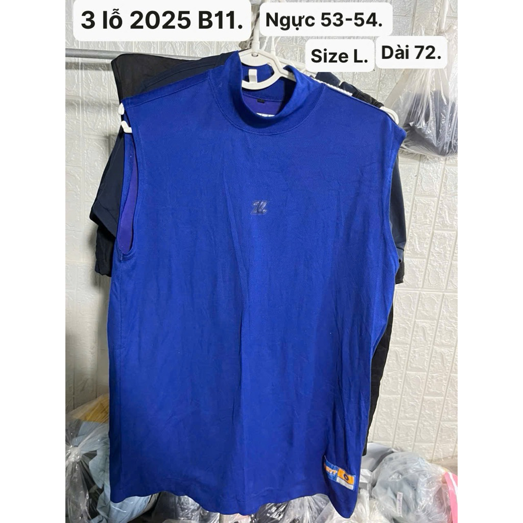 Áo 3 lỗ nam size L. A8.