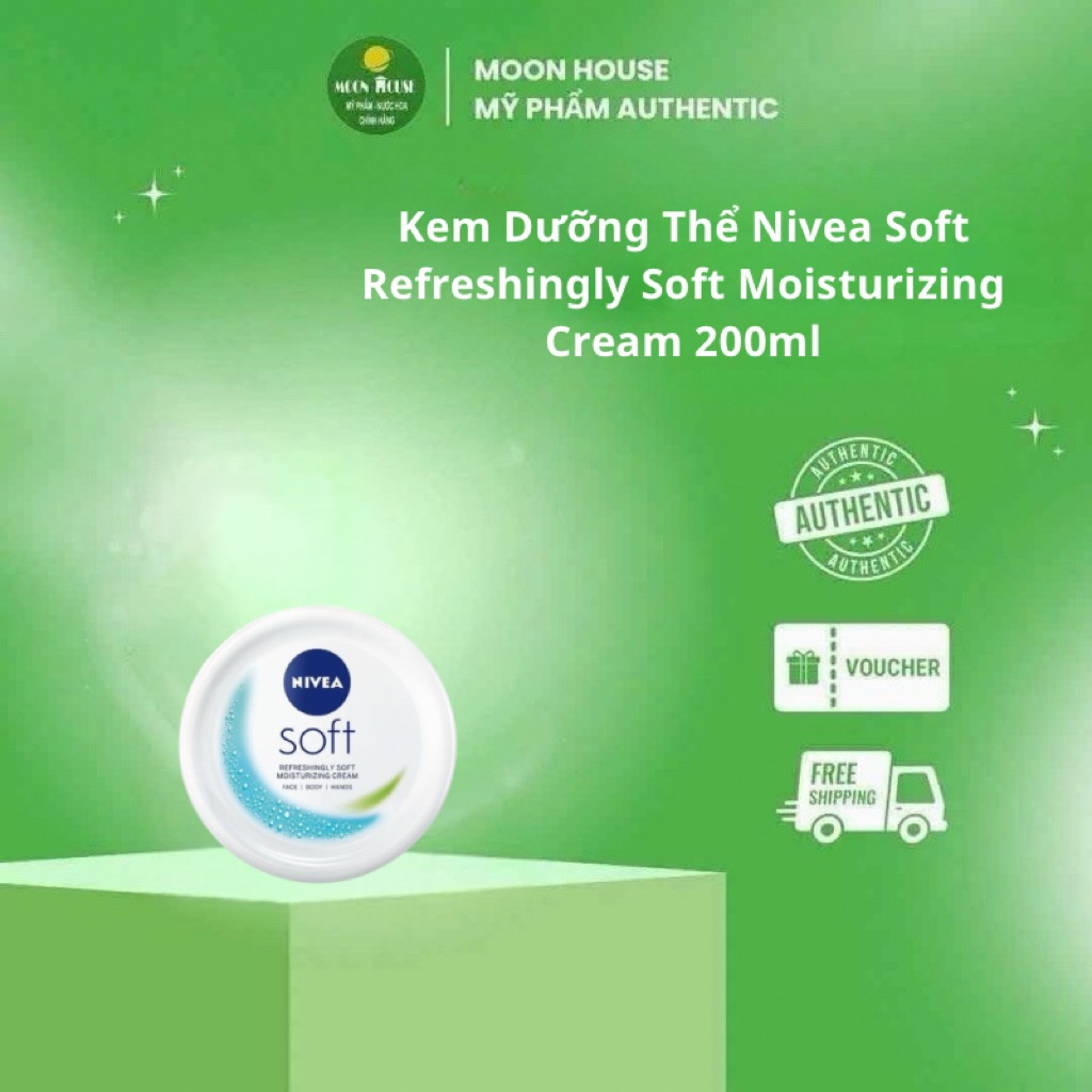 Kem Dưỡng Thể Nivea Soft Refreshingly Soft Moisturizing Cream 200ml