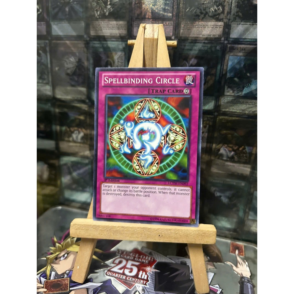 [ Đỗ Lạc 2 Yugioh ] Thẻ Bài Mint90 Yugioh Trap Spellbinding Circle