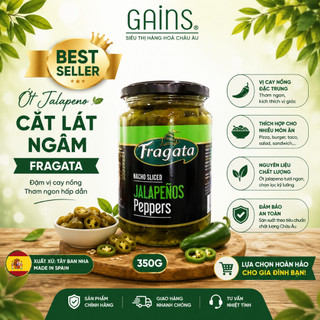 Ớt Jalapeno cắt lát ngâm 350g - Fragata