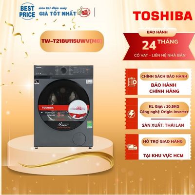 Máy giặt Toshiba Inverter 9.5 – 13kg TW-T21BU105|115|130|140UWV(MG) chính hãng