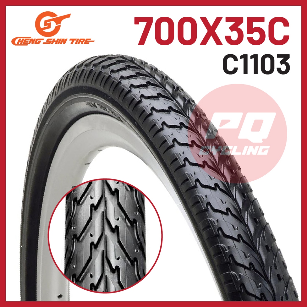 Vỏ 700x35c ChengShin VN Có Talon C1103