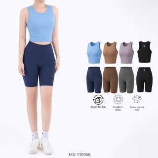 Set Croptank x Bikershort YOFIT Y10095