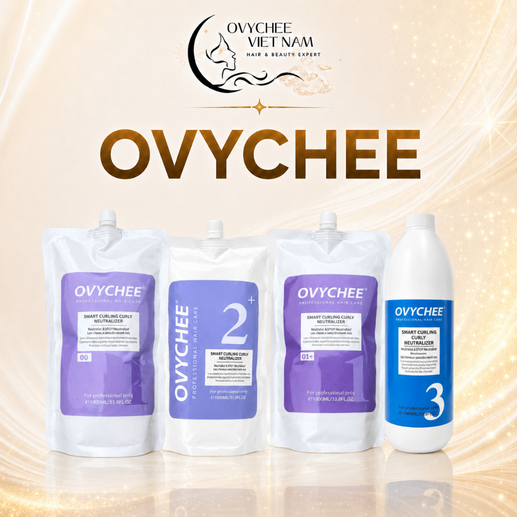 Combo Kem Uốn Tóc OVYCHEE, Hỗ Trợ Tạo Sóng Xoăn Mềm Mại