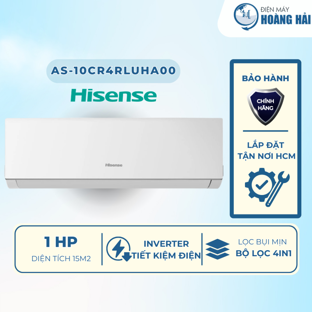 AS-10CR4RLUHA00 Máy lạnh Hisense 1HP AS-10CR4RLUHA00