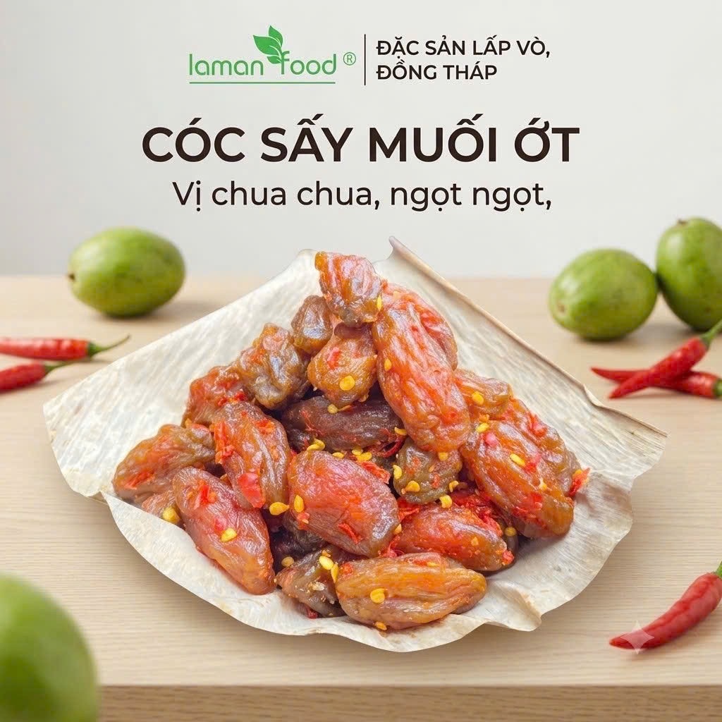 Cóc sấy dẻo muối ớt - Laman food