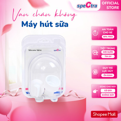 Van Chân Không Máy Hút Sữa Spectra - Silicone, Hàng Chính Hãng (02 Chiếc/ Set)