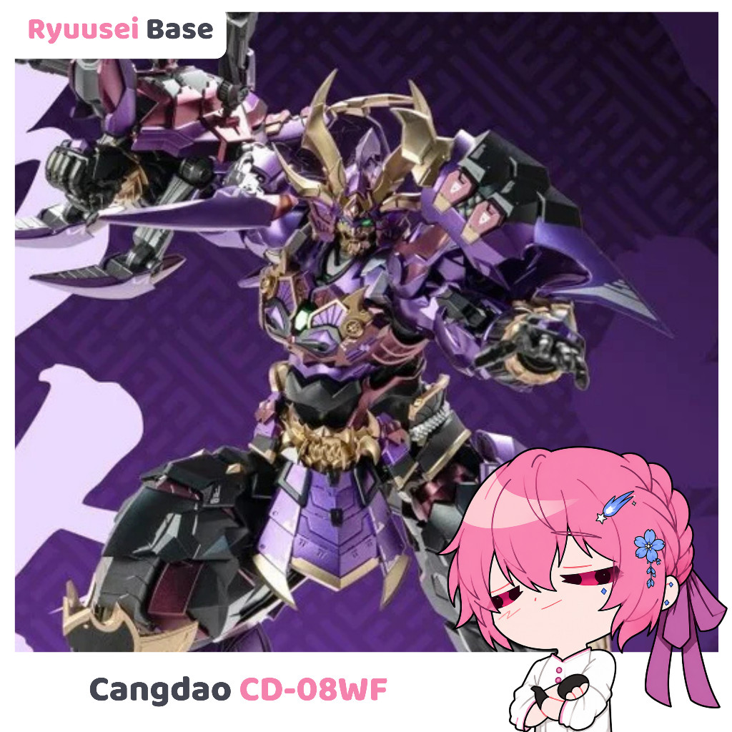 Mô Hình Lắp Sẵn CangDao Model CD-08WF WF2025 Purple Scorpion Samurai - Mô Hình Chính Hãng Trung Quốc