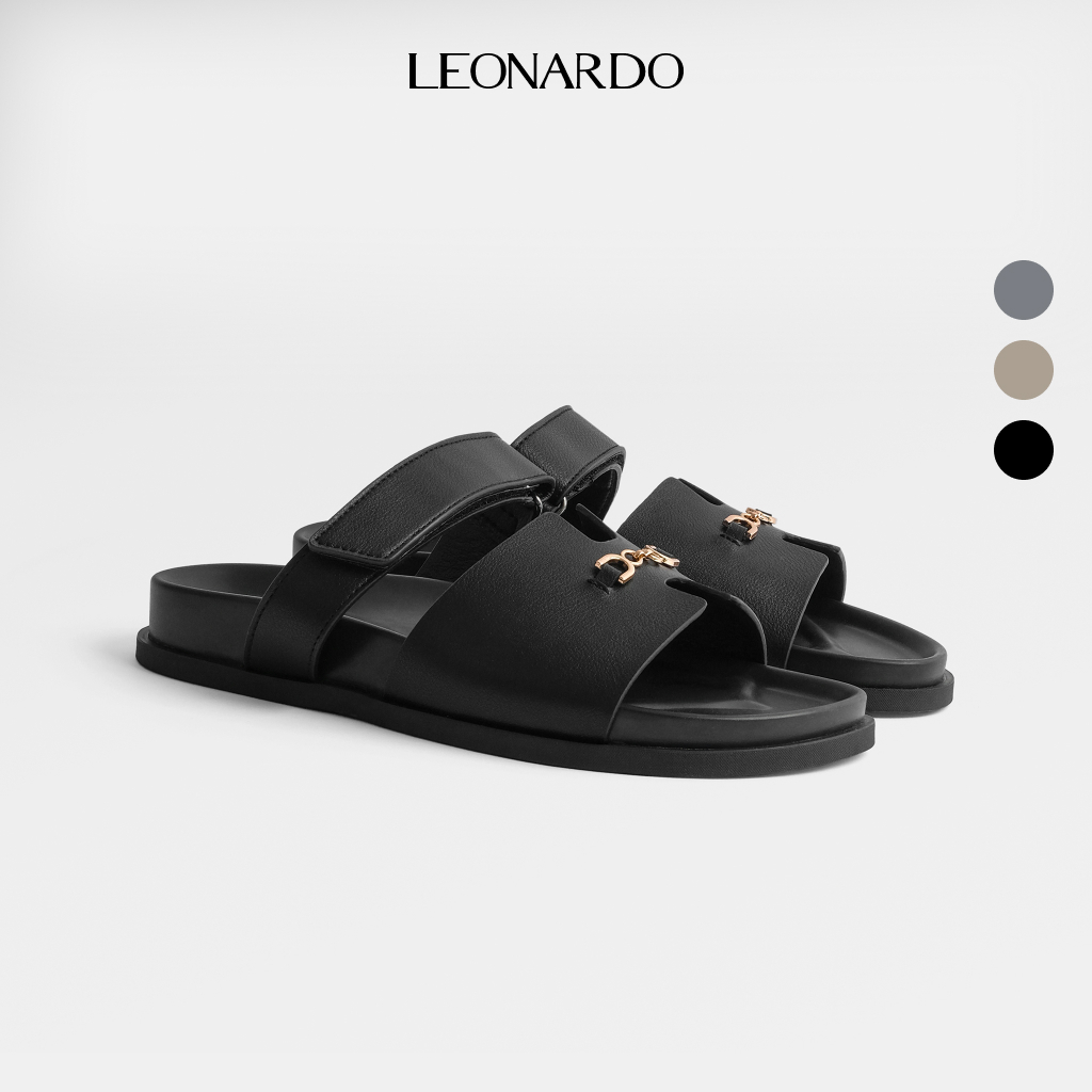 Dép Da Leonardo Jack Da Microfiber - Sít và Cao Su Cao Cấp Bền Bỉ