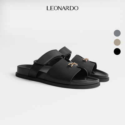 Dép Da Leonardo Jack Da Microfiber - Sít và Cao Su Cao Cấp Bền Bỉ