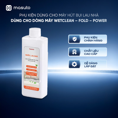 [PHỤ KIỆN] Chai nước lau sàn chuyên dụng Masuto cho dòng sản phẩm WetClean, MSFOLD, MSPOWER