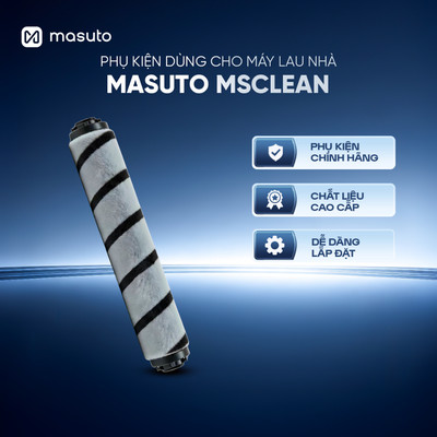 [PHỤ KIỆN MSClean] Đầu Hút Con Lăn Nhung hút sàn Gỗ Cho Máy Hút Bụi Không Dây Cầm Tay Gia Đình MsClean 30000Pa