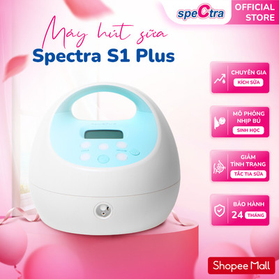 Máy Hút Sữa Spectra S1 Plus - Pin Tích Điện, Hàng Chính Hãng (Bảo Hành 24 Tháng)