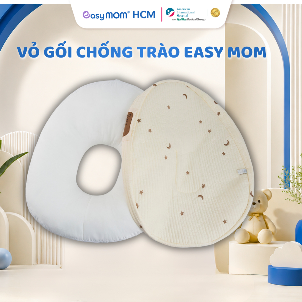 Vỏ gối chống trào ngược Easy MOM cho mẹ vệ sinh tiện lợi