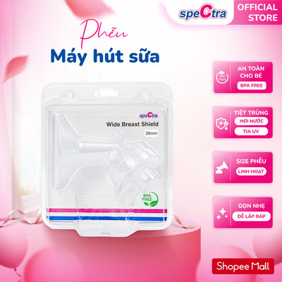 Phễu Máy Hút Sữa Spectra - Size 16mm/ 18mm/ 20mm/ 24mm/ 28mm/ 32mm, Hàng Chính Hãng (01 Chiếc/ Set)