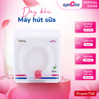 Dây Khí Máy Hút Sữa Spectra, Silicone, 80cm, Hàng Chính Hãng (01 Chiếc/ Set)