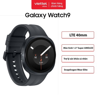 Đồng Hồ Thông Minh Samsung Galaxy Watch9 LTE 40mm | Snapdragon Wear Elite | Pin 390mAh