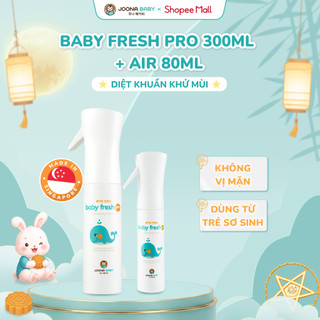 Combo 2 xịt đa năng khử khuẩn, khử mùi đồ chơi, bình sữa, núm ti giả Baby Fresh Pro - Joona Baby