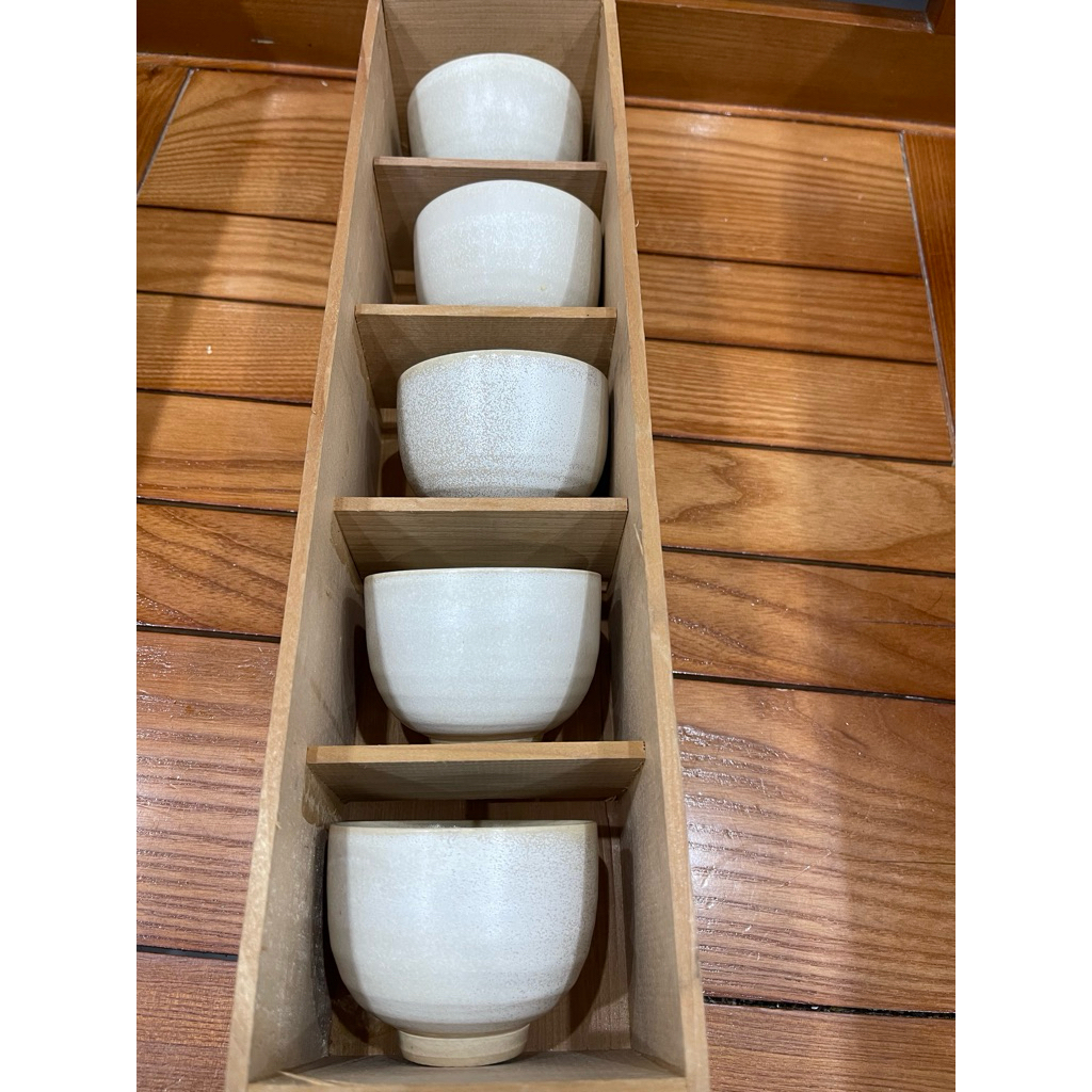 Bộ chén trà Chawan gốm Nhật