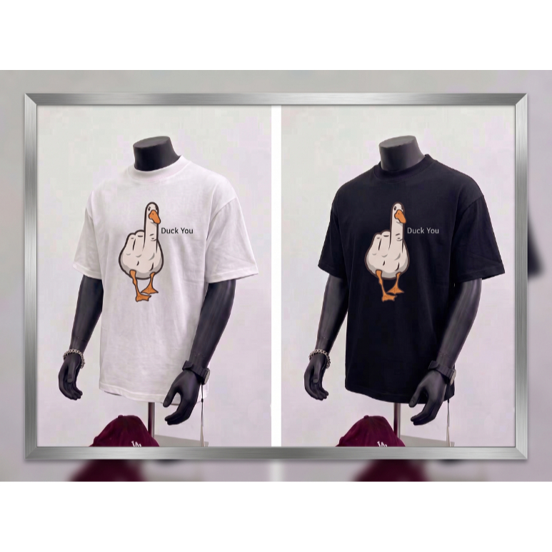 Áo Phông Unisex In Hình Vịt Duck You - Áo Thun 100% Cotton 260GSM Dày Dặn Đứng Form Tay Lỡ Oversize 