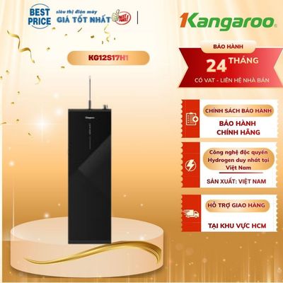 Máy Lọc Nước Kangaroo Hydrogen KG12S17H1 - 12 Lõi Purion, 2 Chế Độ Nước RO/Hydrogen,  Tiết Kiệm Nước