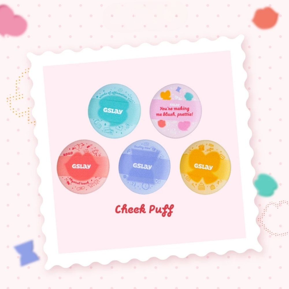 Mút Trang Điểm Mini Đánh Má Hồng Tiện Lợi GSLAY Cheeky Puff ( Hộp 1 cái ) - Màu Ngẫu Nhiên