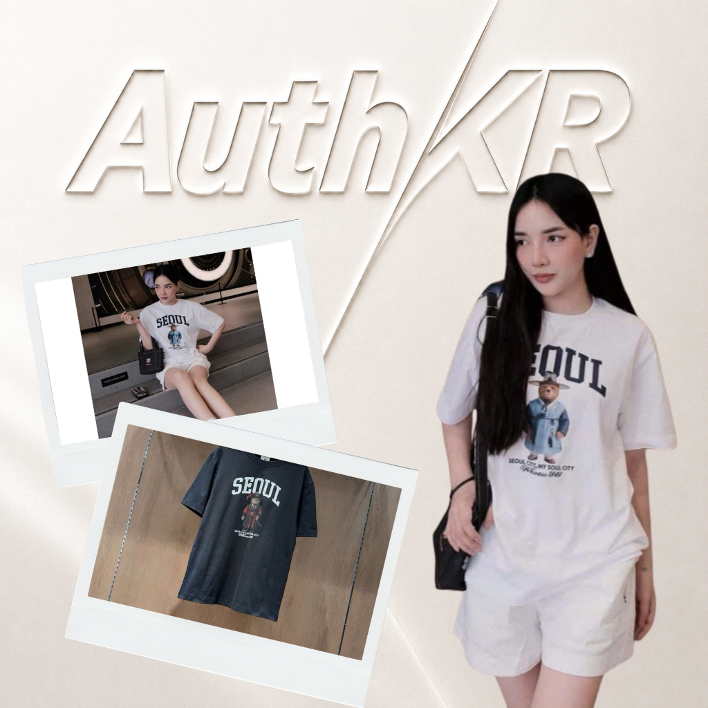 [Auth] Áo phông Who.a.u Seoul city