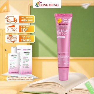 Son dưỡng môi chống nắng Cancer Council Raspberry Lip Balm SPF50+ (15g)