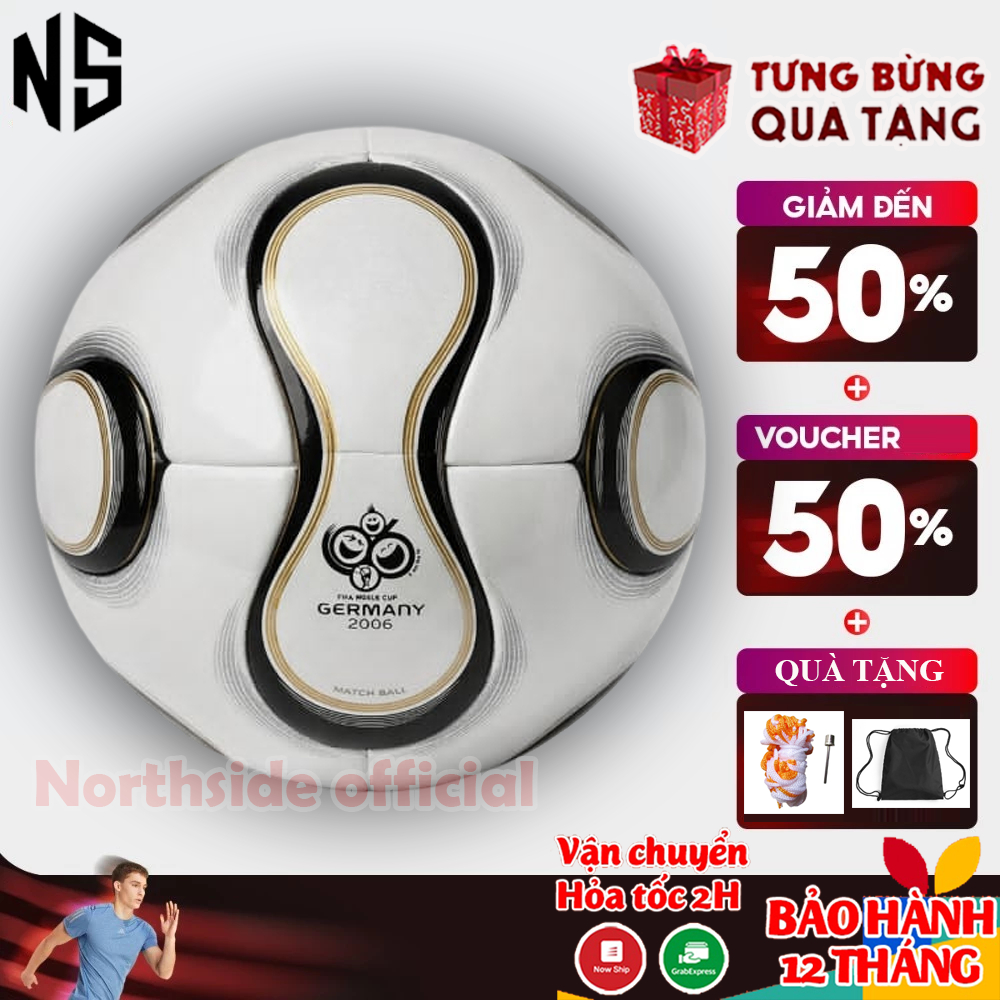 Quả bóng đá WC 2006 Size 4-5, banh bóng đá  mẫu mới nhất BH 12T