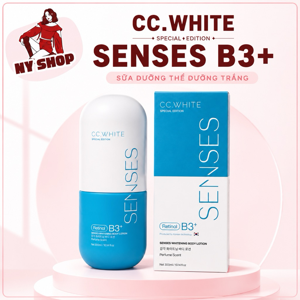 BODY CẤY TRẮNG CC white Dưỡng Da Body Collagen Tươi CC White - Body cấy trắng SENSES chính hãng