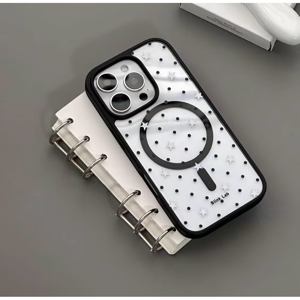 Pass Case Ốp Iphone 16PRM Chấm Bi Magsafe New