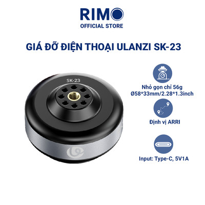 Giá Đỡ Điện Thoại ULANZI SK-23 Hút Chân Không Điện Tử Nam Châm MagSafe Gắn Ô Tô Quay Vlog Ren 1/4