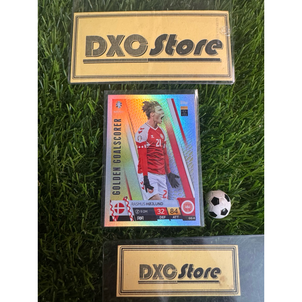[ CHÍNH HÃNG ] - GOLDEN GOALSCORER - TOPPS MATCH ATTAX EURO 2024 - RASMUS HOJLUND (DENMARK)