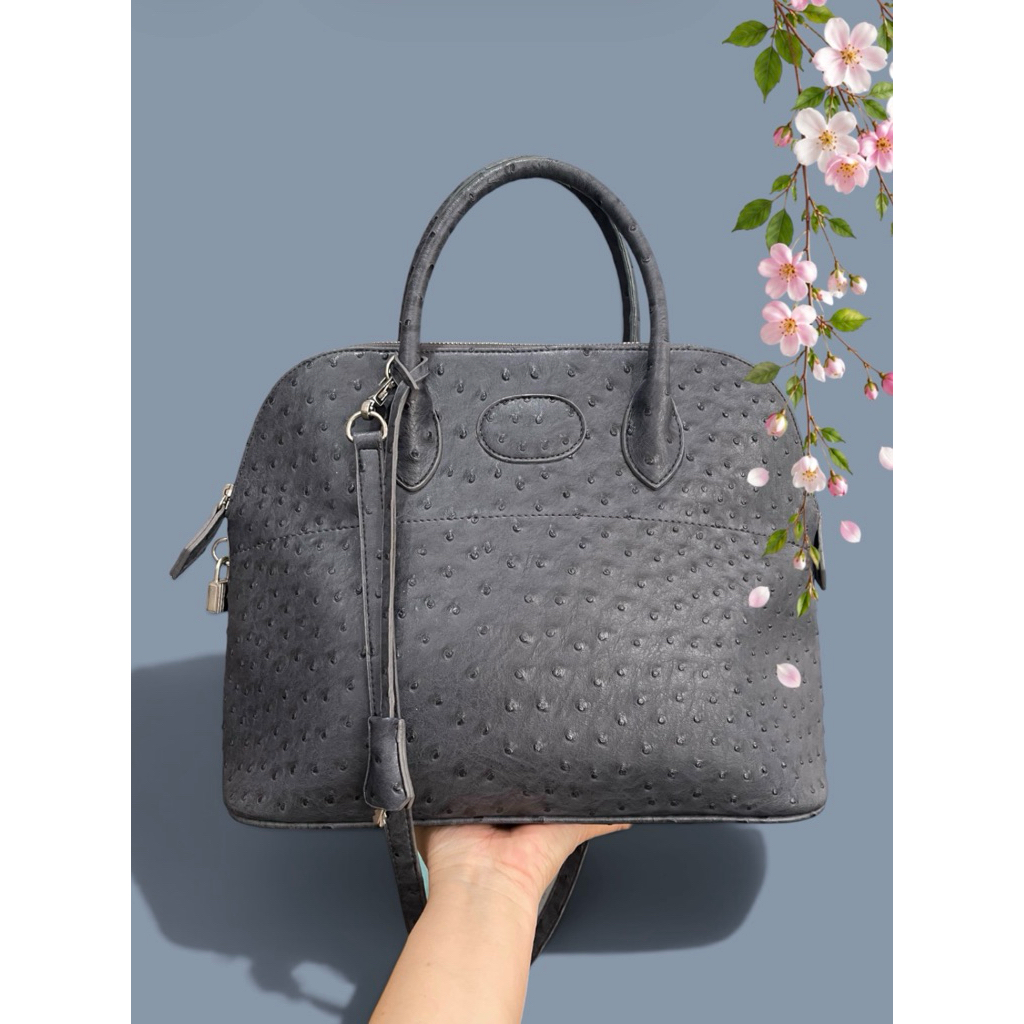 Túi da dập vân điểu, thương hiệu 🍃Jury🍃 Hàn Quốc. Size đáy 34x14, cao 26