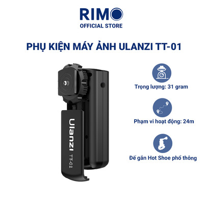 Phụ kiện Ulanzi TT-01 Wireless Flash Trigger Bộ Kích Hoạt Đèn Flash Máy Ảnh Không Dây 2.4GHz