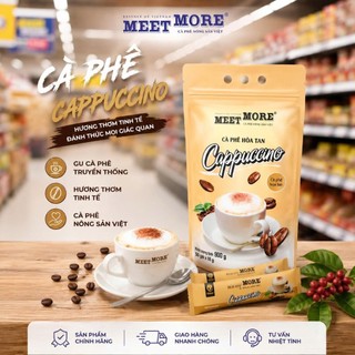 Cà Phê Cappuccino Hòa Tan Meet More 4in1 – 50 Gói x 18g