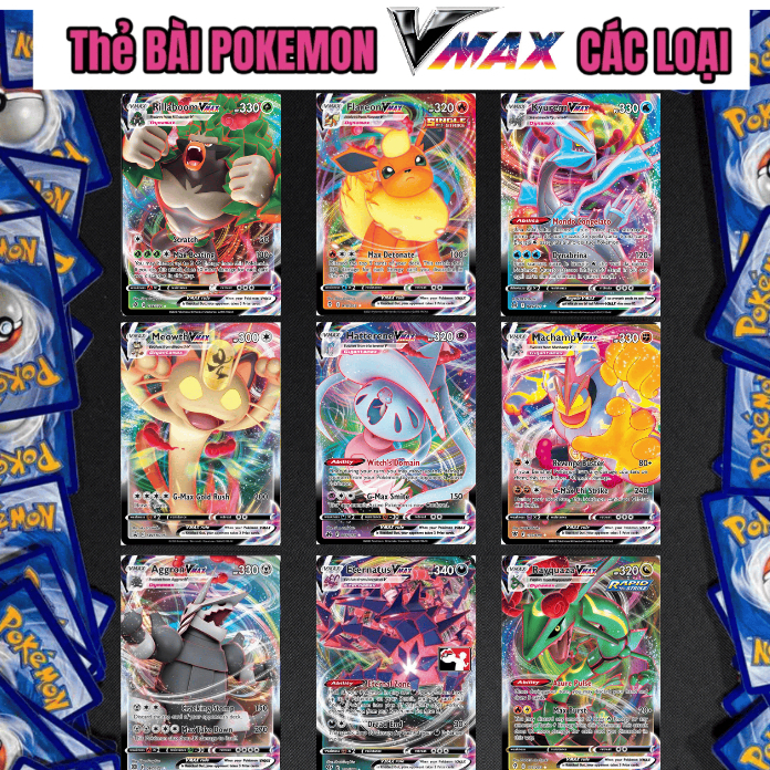 [Chính Hãng] Thẻ bài Pokemon Vmax Chính Hãng - Pokemon TCG Card Game