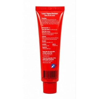 Kem Lucas Papaw Ointment Tuýp 25g – Dưỡng Môi, Da, Đa Công Dụng