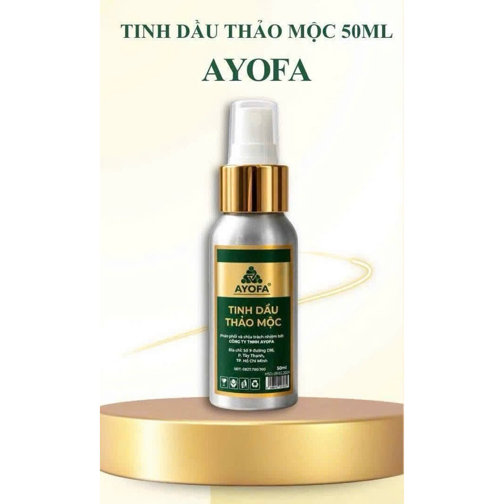 tinh dầu thảo mộc ayofa gừng 50ml