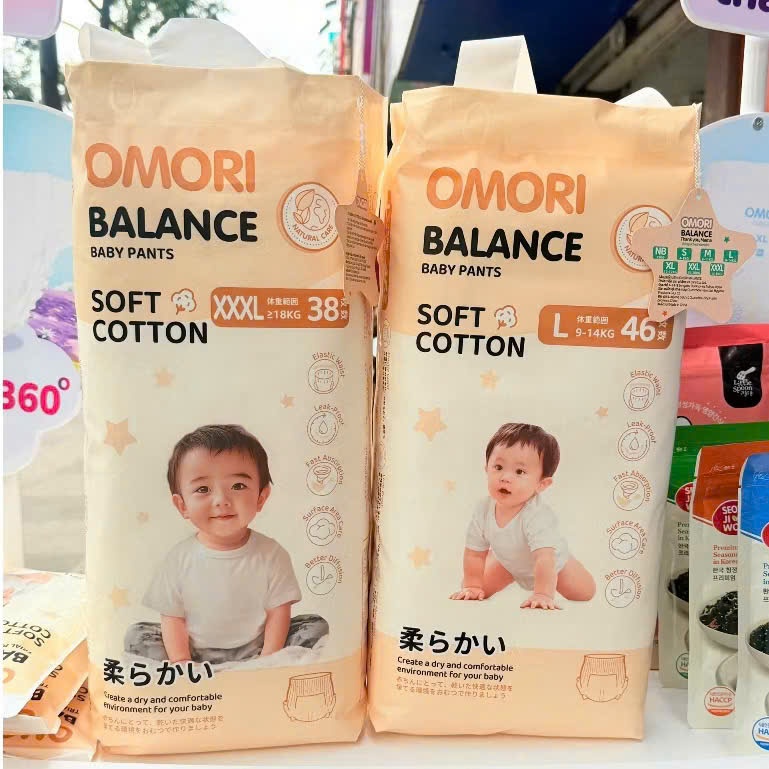 Bỉm OMORI mềm mại, công nghệ Nhật Bản