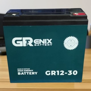 Ắc Quy Asama Xe Máy Điện Grenix GS-30 (12V-30AH) Phiên Bản Mới Chịu Nhiệt Rất Cao Chính Hãng
